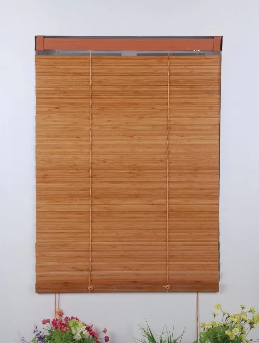 Smart Control Ladder Belt Real Wood Blind Eco-Friendly Venetian Blind 50mm