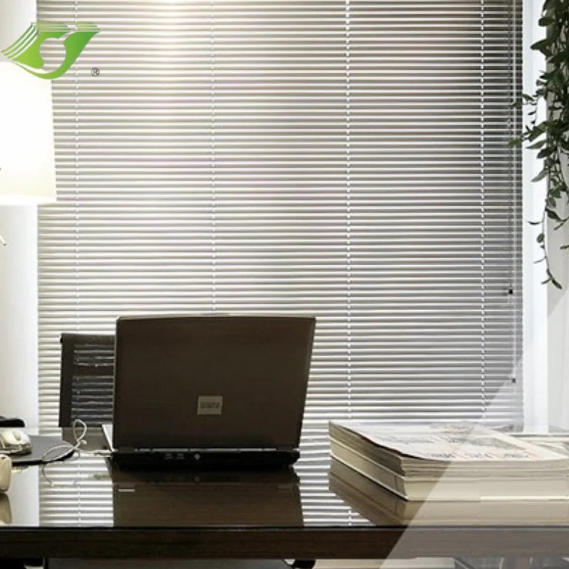 Electric Control Faux Wood Window Shade App Control