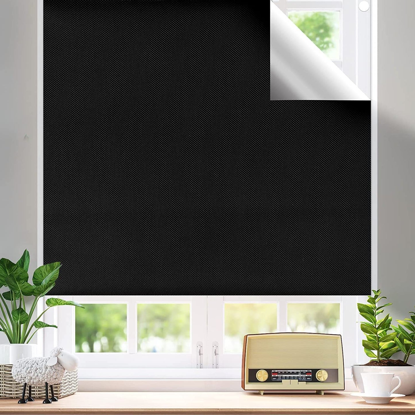 Self-Adhesive DIY Cutting Blinds Full Shading