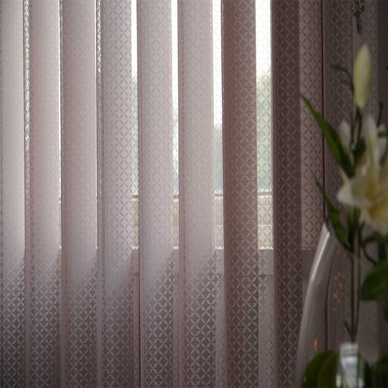 Manual Control Vertical Blinds Blackout Room Darkening Shades Customized
