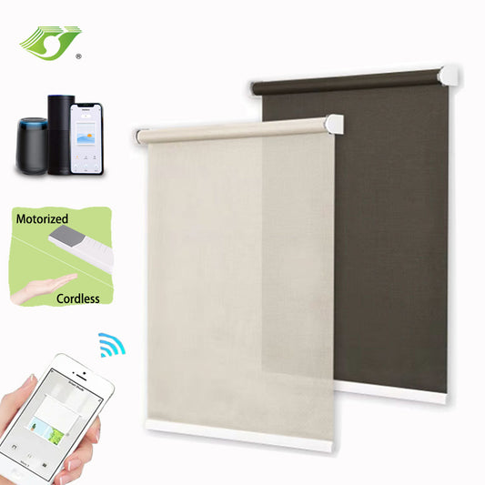 Electric Control Roller Blind Manual Cordless Shades