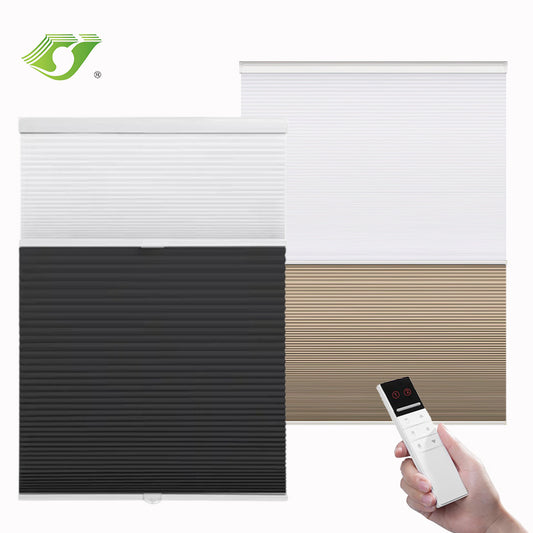Electric Day and Night Honeycomb Blinds Dual Celluars