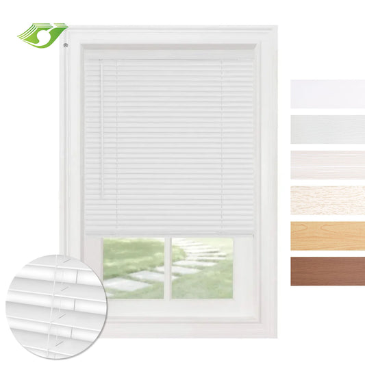 Faux Wood Venetian Blinds for Window Shade for European Sunshade Home Deco