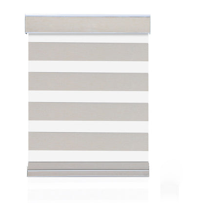 Roller Window Shades Day Night Zebra Blinds Stripes Blackout Cordless