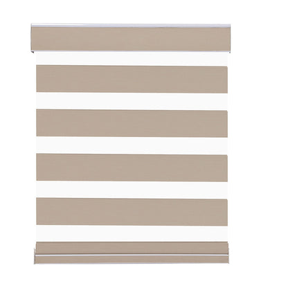 Roller Window Shades Day Night Zebra Blinds Stripes Blackout Cordless