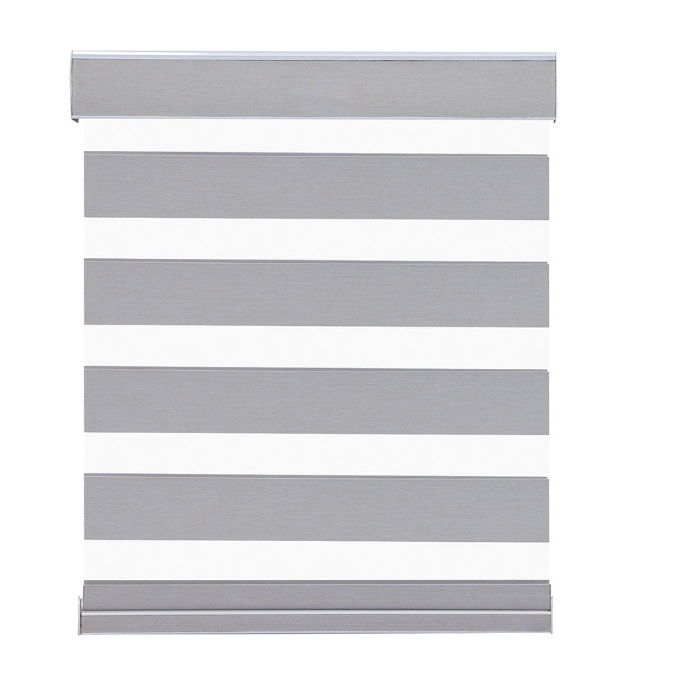 Roller Window Shades Day Night Zebra Blinds Stripes Blackout Cordless