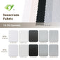 Cordless Roller Blinds Semi-Blackout Fabric Roller Blind