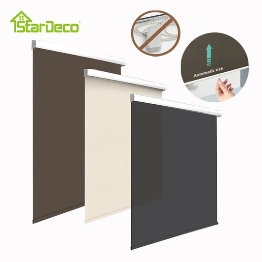 Curtains Shades Roller Blinds Privacy Sunscreen Cordless for Window