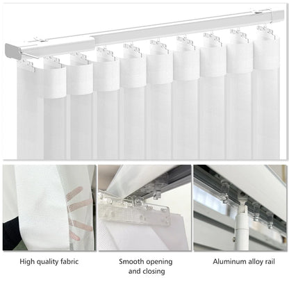 Electric Dream Curtain Vertical Blinds Semi-Blackout