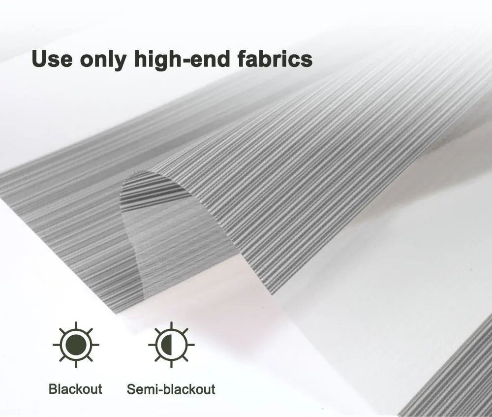 Electric System Zebra Blinds Window Shade