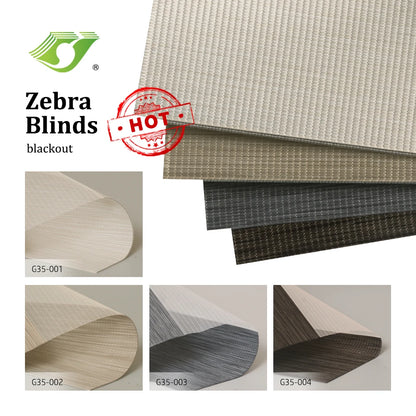 Electric System Zebra Blinds Window Shade