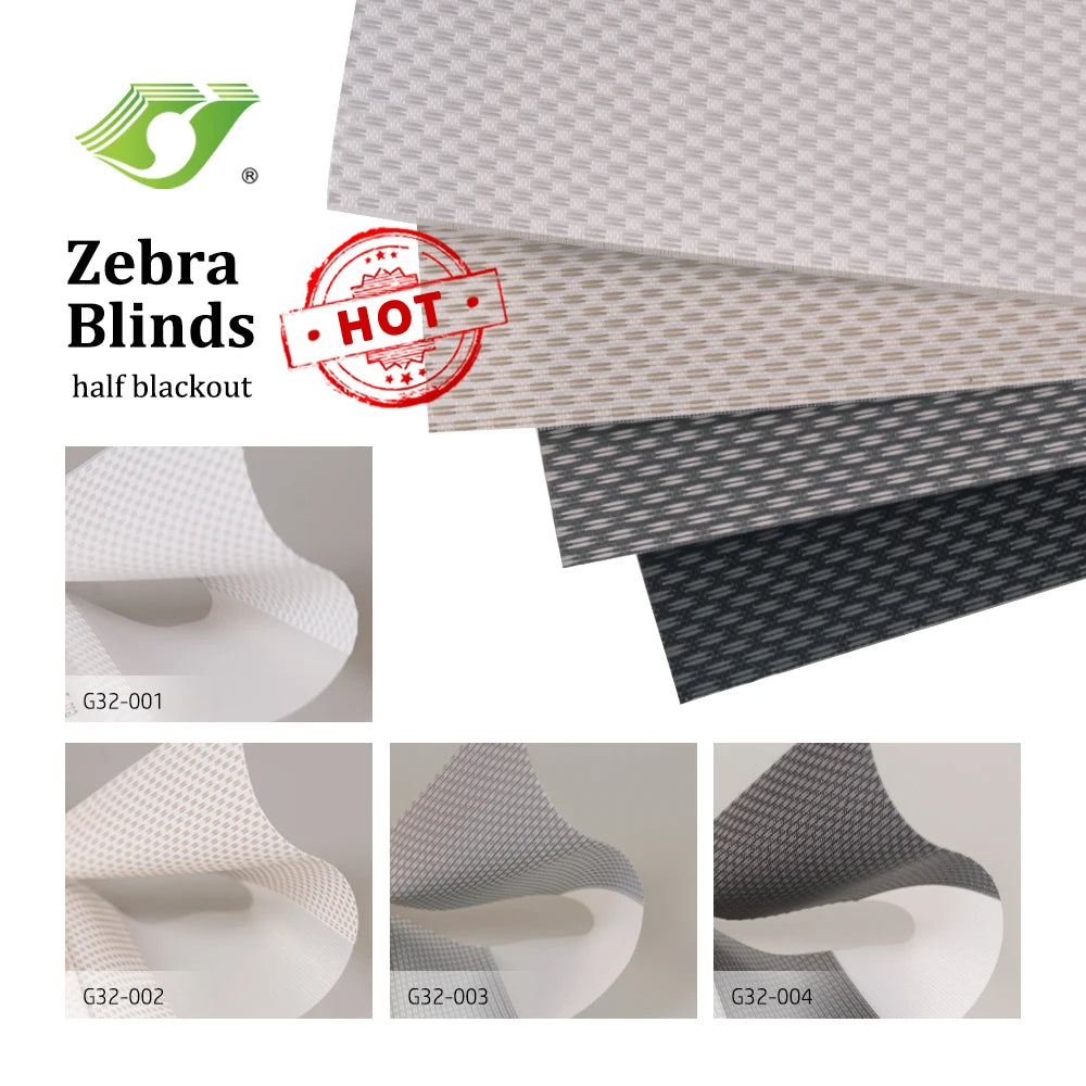 Electric System Zebra Blinds Window Shade