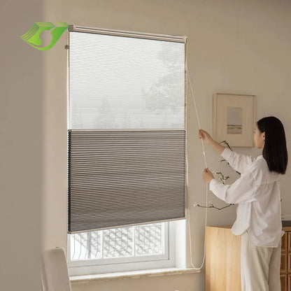 Manual Day and Night Honeycomb Blinds for Window Shade