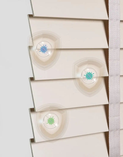 Electric Control Faux Wood Window Shade App Control