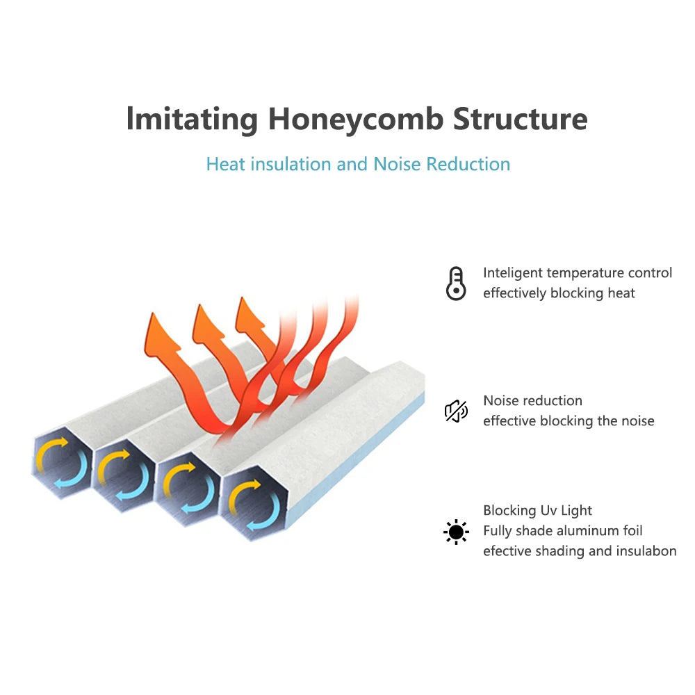 Electric&Manual Honecycomb Blind Heat Insulation Block Noise Celluar Design