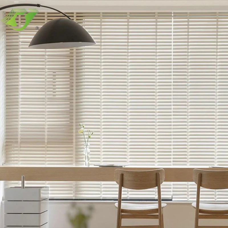 Electric Faux Wood Venetian Blinds Safety for Children and Pets
