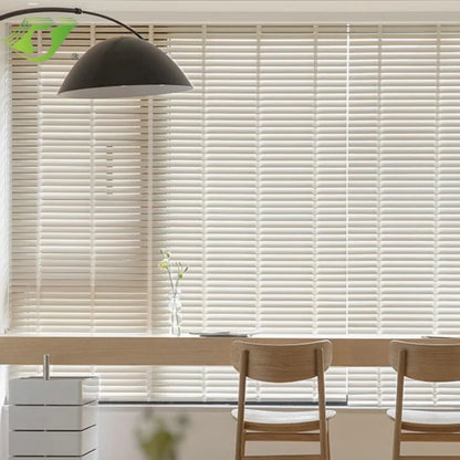 Electric Faux Wood Venetian Blinds Safety for Children and Pets