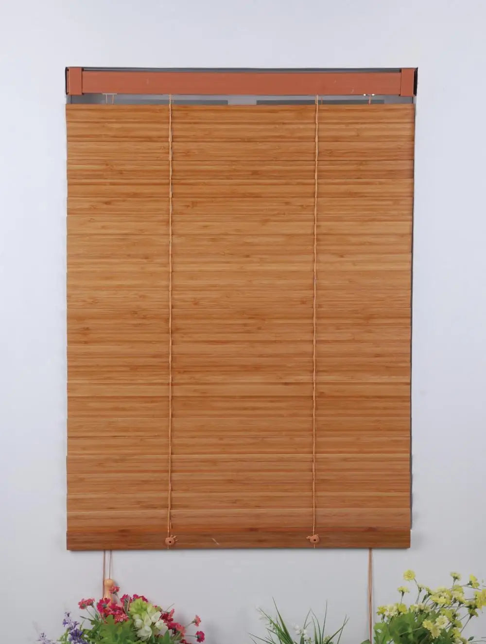 Electric System Solid Wood Venetian Window Shade