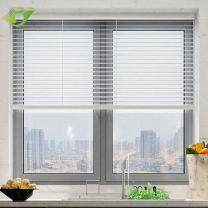 Electric Faux Wood Venetian Blinds Safety for Children and Pets
