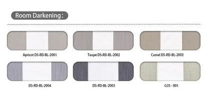Window Curtains Electric Zebra Blinds Day and Night Shade