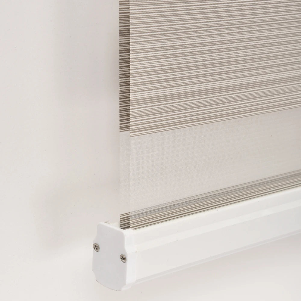 Window Curtains Electric Zebra Blinds Day and Night Shade