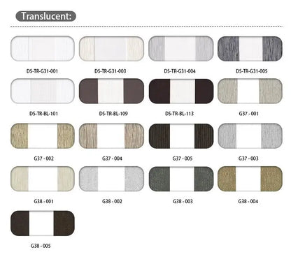 Window Curtains Electric Zebra Blinds Day and Night Shade