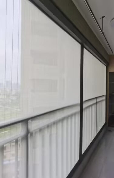 Outdoor Roller Shade Blinds Windproof Window Blind