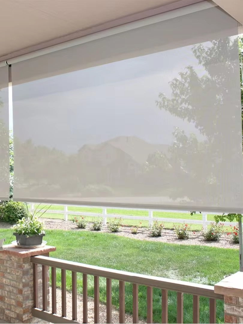 Stores enrouleurs Tissu pare-soleil Protection UV manuelle