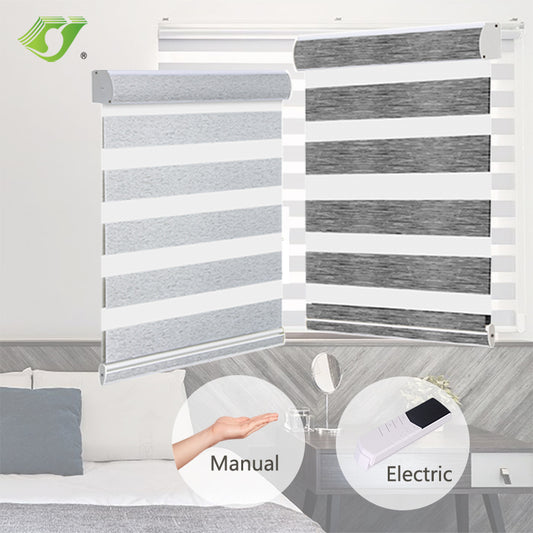 Tuya Wifi Zigbee Roller Blinds Zebra Blind